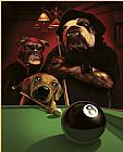 Cassius Marcellus Coolidge Paintings - The Eight Ball by Cassius Marcellus Coolidge
